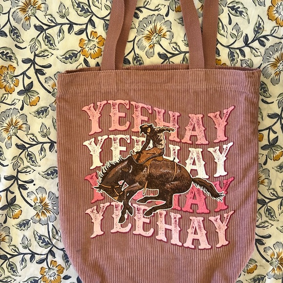 (Up) Cycled Pink Tote Bag - Picture 1 of 2